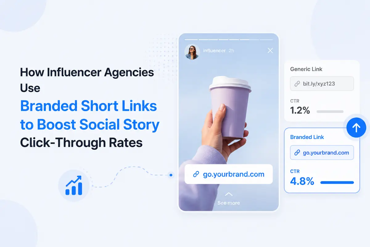 How Influencer Agencies Use Branded Short Links for Story Clicks
