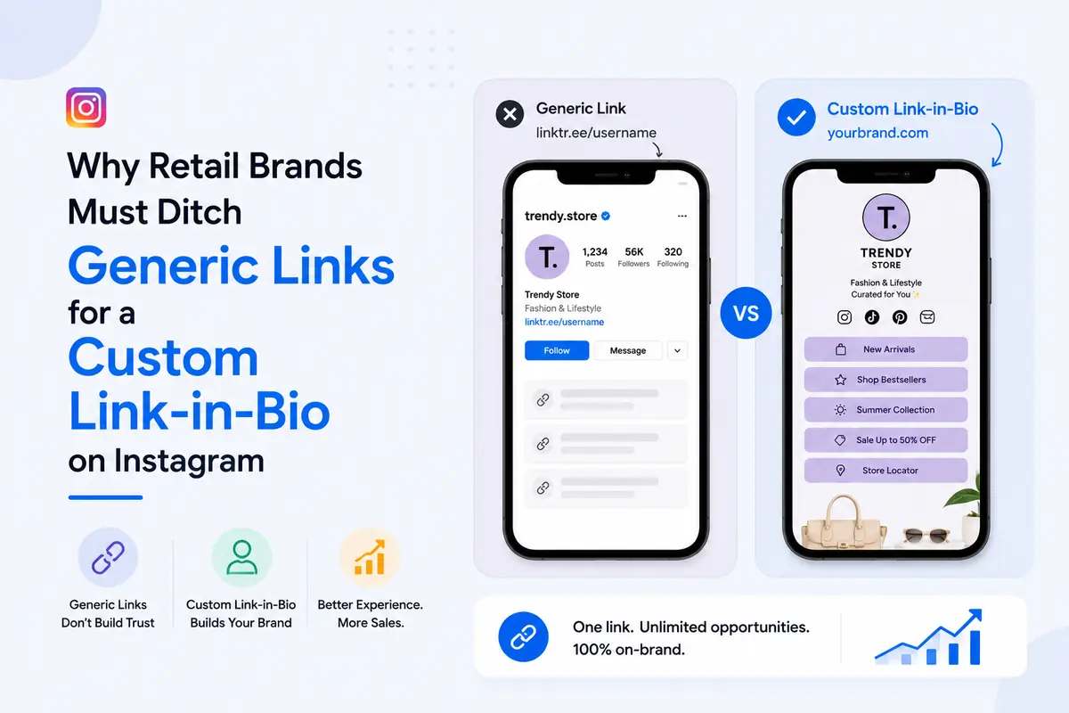 Why Retail Brands Need a Custom Link-in-Bio on Instagram